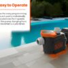 BLACK+DECKER Variable Speed Pool Pump Inground with Filter Basket and Easy Programmable Touch Pad Interface, 2 HP - Image 3