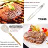 Kitchen Utensils Set- 35 PCs Cooking Utensils with Grater,Tongs, Spoon Spatula &Turner Made of Heat Resistant Food Grade Silicone and Wooden Handles Kitchen Gadgets Tools Set for Nonstick Cookware - Image 3