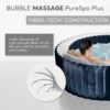INTEX 28431EP PureSpa Plus Bubble Massage Spa Set: Includes Energy Efficient Spa Cover – 2 Contoured Headrest – LED Light – 6 Person Capacity – 85" x 28" - Image 4