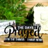 Jetec I Still Remember The Days I Prayed Sign Inspirational Table Blessed Signs Motivational Decor Farmhouse Table Home Centerpieces Faith Wooden Shelf for Living Room Office(Classic Style) - Image 3