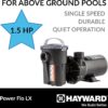 Hayward W3SP1580X15 Power Flo Pool Pump, 1.5 HP - Image 4
