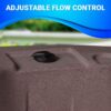 AquaLife Outback™ 5-6 Person 20-Jet Non-Lounger Hot Tub with LED Lighting and Insulated Cover - Image 3