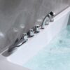 Empava Whirlpool Bathtub 71 Inch,2 Person Whirlpool Tubs With 16 Jets,Jetted Bathtub,Acrylic SPA Bath Tub,Hydro Massage Bathtub With Right Drain,3-Side Apron,White - Image 6