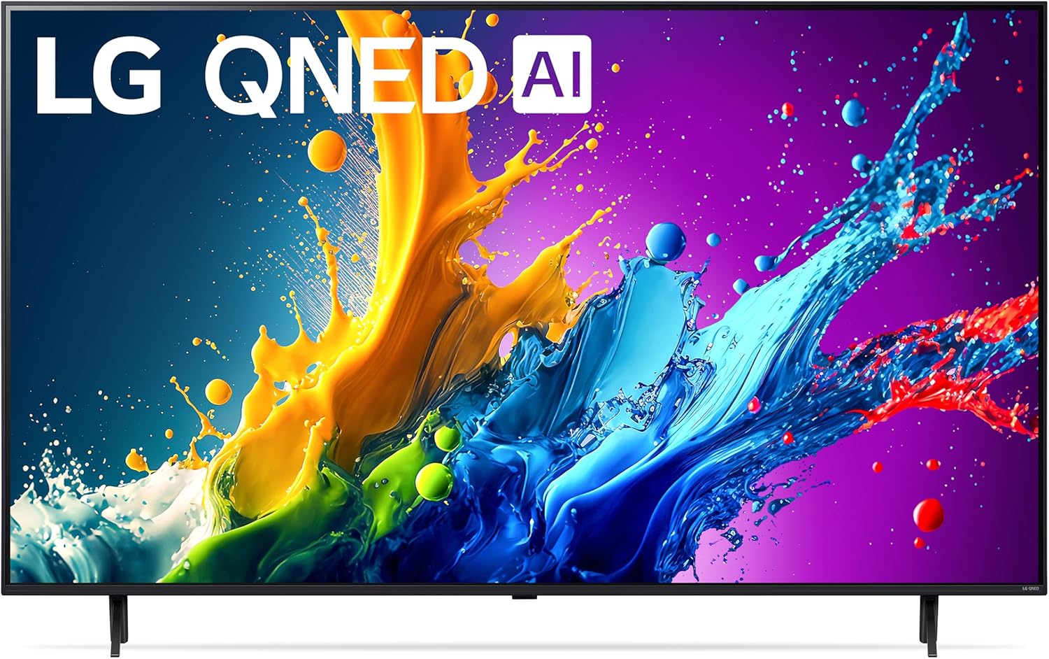 LG 65-Inch Class QNED80T Series LED Smart TV 4K Processor Flat Screen with Magic Remote AI-Powered with Alexa Built-in (65QNED80TUC, 2024)