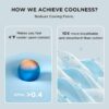 Bedsure Cooling Sheets King Size, Cooling Bed Sheets for Hot Sleepers, Chill Cool Sheet, Deep Pocket Up to 17.5 Inches, Soft & Breathable King Size Sheets Set, 4 Pieces, White - Image 3