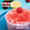 Hawaiian Shaved Ice S900A Snow Cone and Shaved Ice Machine with 2 Reusable Plastic Ice Mold Cups, Non-slip Mat, Instruction Manual, 1-year Manufacturer’s Warranty, 120V, White - Image 4
