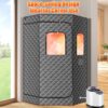 Sauna Box, Portable Sauna for Home, Steam Sauna, Sauna Tent with Steamer, 1200W 3L Steamer, 15 Levels, 3.8’ x 2.9’ x 5.6’, Grey - Image 3
