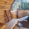 HSE Canadian Red Cedar Ergonomic S-Shape Sauna Backrest (Pack of 1) - Image 3