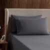 Nestl Split King Sheets for Adjustable Beds - 5 Piece Split King Sheets Set, Deep Pocket, Hotel Luxury, Extra Soft, Breathable and Cooling, Dark Grey Split King Bed Sheets - Image 3