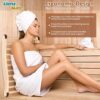 2-Pack Upgraded Sauna Backrest, Sauna Accessories, S-shaped Design with Backrest Sauna Chair, with Non-slip Pads, Suitable for Infrared Sauna Backrest and Barrel Sauna Backrest, Ergonomic Design - Image 5