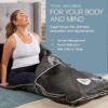 Lifepro BioRemedy Infrared Sauna Blanket - Portable Far Infrared Home Sauna for Detox, Tension, and Relaxation - Adjustable Temperature (86-158°F) - Includes Carry Bag & Detox Wraps - Image 3