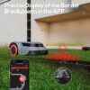 MGC1000 Robot Lawn Mower with 590ft Boundary Wire for 0.25 Acre (1/4 Acre), Auto Mapping & Recharge, 45% Climbing Automatic Robotic Lawn Mower, Precise Location & Breakpoint Detection, IPX6 Waterproof - Image 5