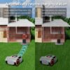 MGC1000 Robot Lawn Mower with 590ft Boundary Wire for 0.25 Acre (1/4 Acre), Auto Mapping & Recharge, 45% Climbing Automatic Robotic Lawn Mower, Precise Location & Breakpoint Detection, IPX6 Waterproof - Image 6