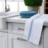 Utopia Towels Blue Dish Towels [12 Pack - 15 x 25 Inches] 100% Ring Spun Cotton Highly Absorbent & Reusable Cleaning Bar, Tea, Kitchen and Dishcloths Set - 200 GSM - Image 5
