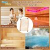 2-Pack Upgraded Sauna Backrest, Sauna Accessories, S-shaped Design with Backrest Sauna Chair, with Non-slip Pads, Suitable for Infrared Sauna Backrest and Barrel Sauna Backrest, Ergonomic Design - Image 7