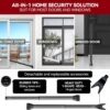 AceMining Upgraded Door Security Bar & Sliding Patio Bar, Heavy Duty Stoppers Adjustable Jammer for Home, Apartment, Travel (1 Pack,Grey) - Image 2