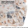 JSD Boho Floral Printed Sheet Set Queen Size 4 Piece, Soft Botanical Pattern Microfiber Sheets Extra Deep Pocket - Image 5