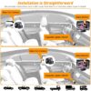 DoHonest Baby Car Camera HD 1080P - Rear-Facing Car Baby Monitor with Night Vision, Adjustable View Angle, Easy Setup, Anti-Glare Display, Safety for Kids & Infants - Image 6