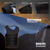 Sauna Vest for Men Waist Trainer,Sleeveless Sauna Suit for Men Weight Loss,Sauna Shirt for Men Compression Tank Top - Image 4