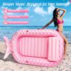 HeySplash Pool Lounger Float for Adult, Inflatable Pool Floats Bed Cooling Contour Lounger Rafts, Water Rafts for Lake, Outdoor Beach Pool Party - Image 3