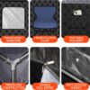 Portable Sauna for Home,31.5"x31.5"x71",Portable Steam Sauna,Sauna Box with 3L Sauna Steamer Machine and Larger Folding Chair,Full Body Steam Saunas for Home,Gym,Bathroom - Image 7