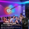 20Ft Neon Rope Lights,Flexible Led Rope Lights Control with App/Remote,Multiple Modes Rope Lights,IP65 Outdoor RGB Led Neon Lights Waterproof,Music Sync Gaming Led Neon Light Strip for Bedroom Decor - Image 5
