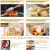Umite Chef Silicone Kitchen Utensil Set, 34PCS Heat Resistant Kitchen Gadgets and Tools With Grater, Wood Handles for Nonstick Cookware - Image 5