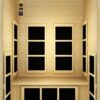 JNH Lifestyles Joyous Flex 2 Person Low EMF Far Infrared Sauna with Reversible Door - Image 2