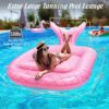 HeySplash Pool Lounger Float for Adult, Inflatable Pool Floats Bed Cooling Contour Lounger Rafts, Water Rafts for Lake, Outdoor Beach Pool Party - Image 5