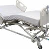Century Hospital Bed, 5 Function Full Electric Long Term Care Low Bed with High Density Foam Mattress & Half Rail Package (36" W x 80" L) 600lbs Weight Limit - Image 2