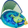 SwimWays Baby Spring Float Activity Center, Baby Pool Float with Canopy & UPF Protection, Pool Toys & Swimming Pool Accessories for Kids 9-24 Months, Green Octopus - Image 4