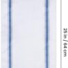 Utopia Towels Blue Dish Towels [12 Pack - 15 x 25 Inches] 100% Ring Spun Cotton Highly Absorbent & Reusable Cleaning Bar, Tea, Kitchen and Dishcloths Set - 200 GSM - Image 2