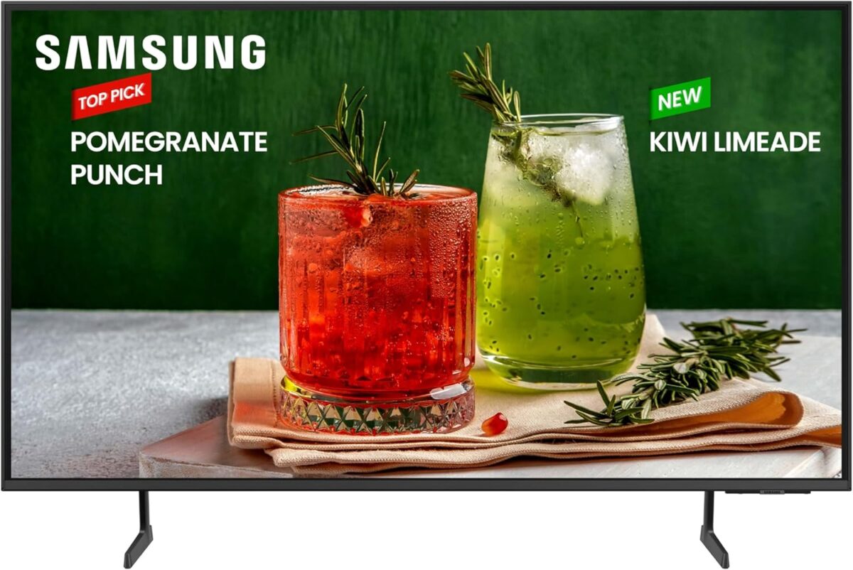 SAMSUNG 65-Inch Class Crystal UHD 4K Bed-H Series HDR Business Pro TV w/ 3-Sided Bezel-Less Slim Design, Use for Digital Signage Displays, Commercial TV, Alexa Built-in (LH65BEDHLG, 2024 Model)