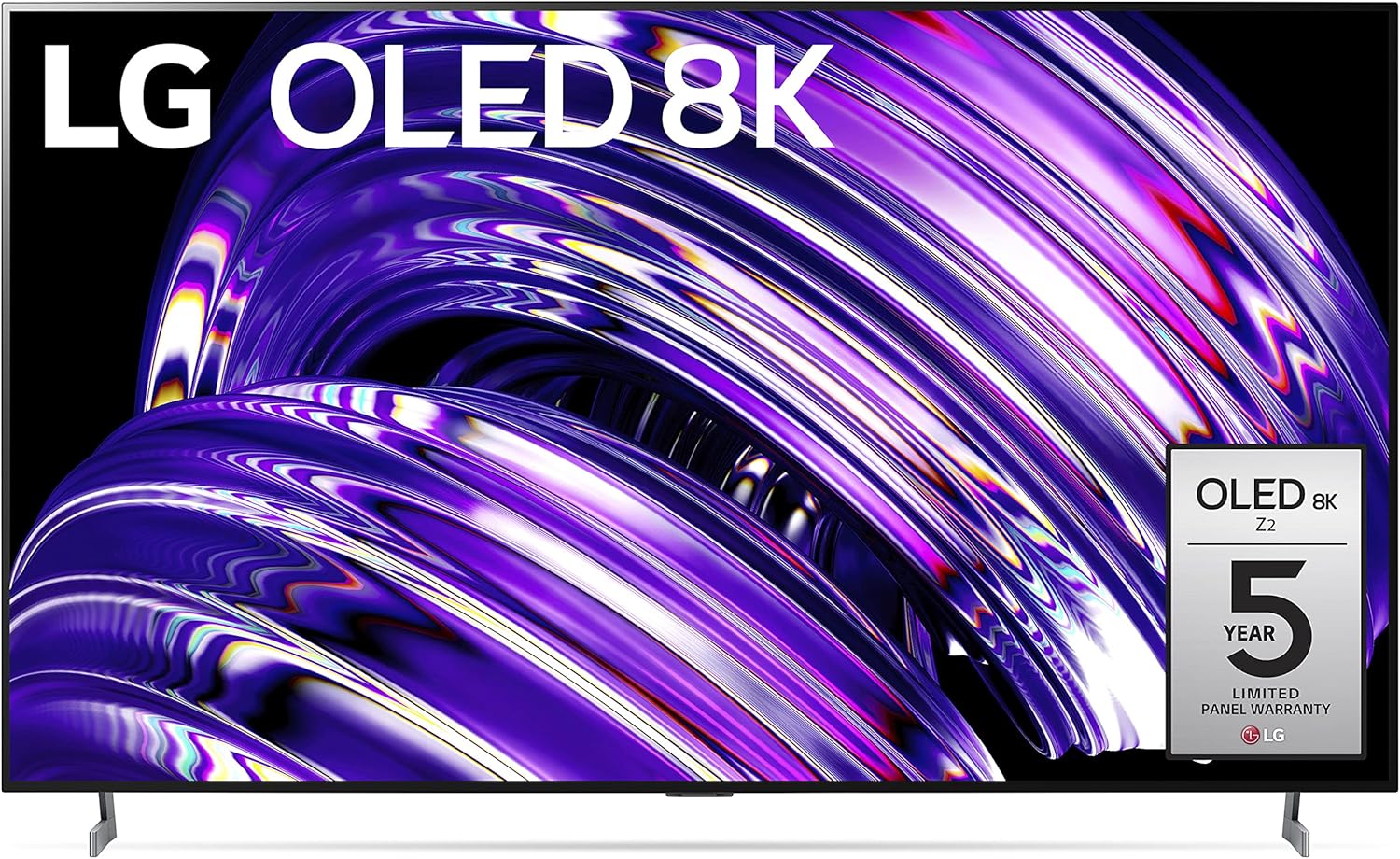 LG 77-Inch Class OLED Z2 Series Alexa Built-in Smart TV, 120Hz Refresh Rate, AI-Powered 8K, Dolby Vision IQ and Dolby Atmos, WiSA Ready, Cloud Gaming (OLED77Z2PUA, 2022)