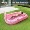 HeySplash Pool Lounger Float for Adult, Inflatable Pool Floats Bed Cooling Contour Lounger Rafts, Water Rafts for Lake, Outdoor Beach Pool Party - Image 6