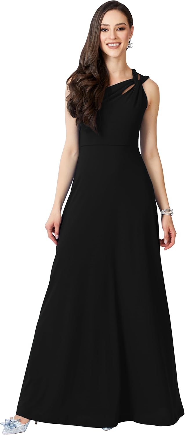 KOH KOH Womens 2025 Long Bridesmaid Cocktail Evening Sleeveless Maxi Dress Gown