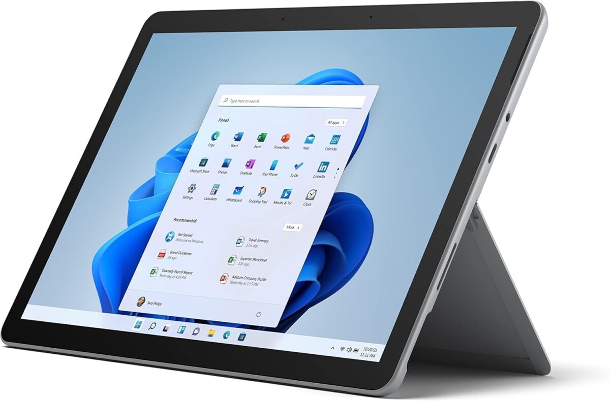 Microsoft Surface Go 2-10.5" Touch-Screen - Intel Pentium 8GB Memory - 128GB SSD - WiFi - Platinum Windows 10 PRO (Renewed)