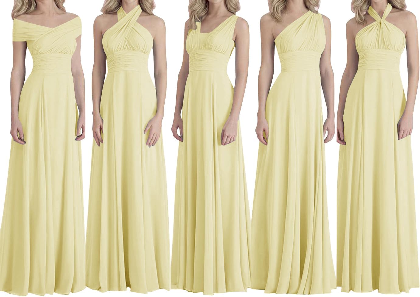 Bridesmaid Dresses Long Prom Dresses Multiple Wearing Methods Bridesmaid Gowns