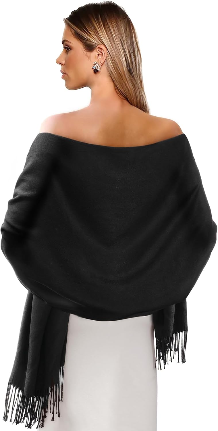 FURTALK Pashmina Shawls and Wraps for Evening Dress Women's Scarf Wedding Bride Bridesmaid Gifts Winter Scarves