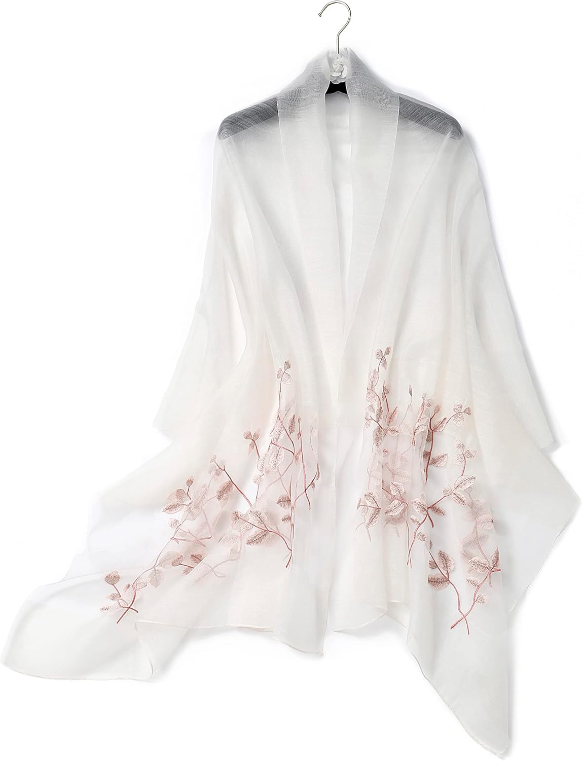 STARWHISPER Women Silk & Wool Long and Large Scarf Shawl Wrap For Evening Dress