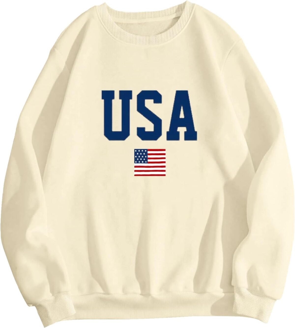 LovelyWholesale Women Graphic Crew Neck Sweatshirts Causal Long Sleeve Pullover Tops